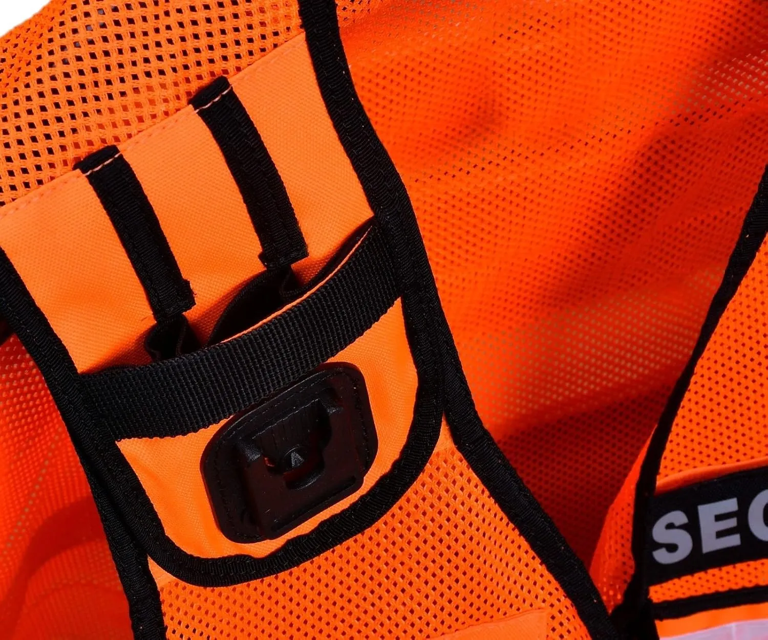 RAC3 High Visibility Security Vest with Reflective Stripes - Ideal for Safety and Identification