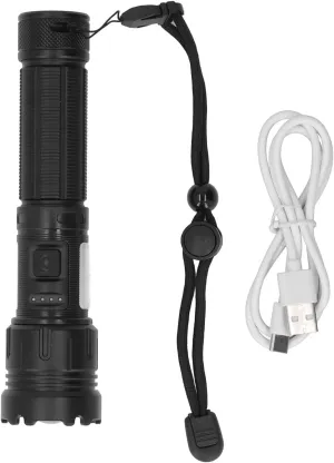 Rechargeable Flashlights High Lumens，Super Bright Tactical Flashlight， Portable Small Zoom Led Flashlight 1500m Range Super Bright Flashlight Aluminum with 3 Lighting Modes