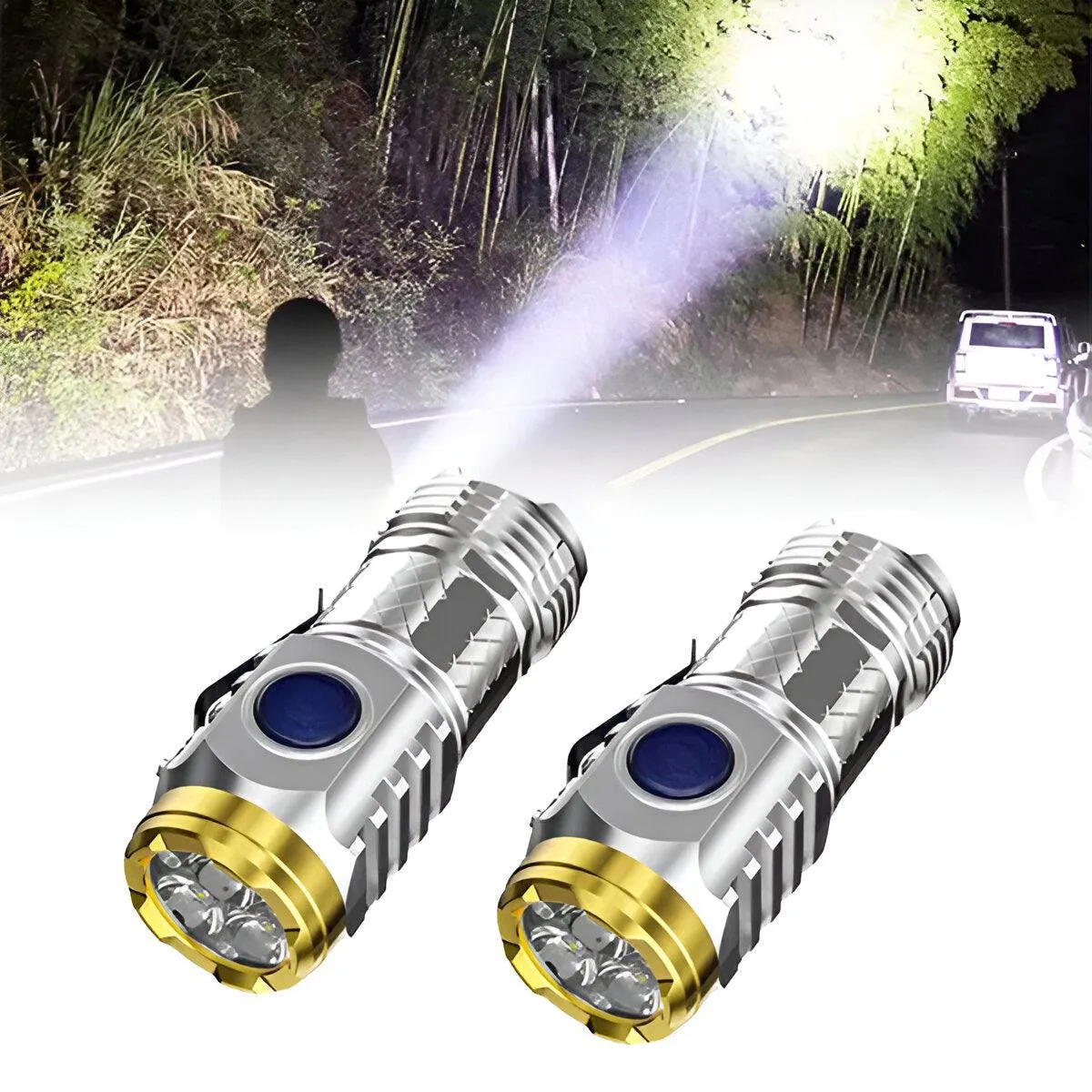 Rechargeable LED Flashlight – Compact, Durable, and Waterproof