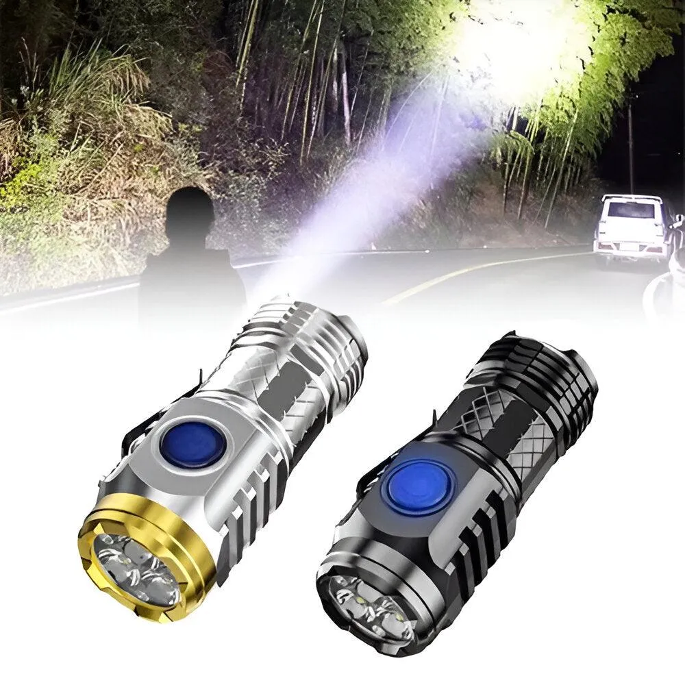 Rechargeable LED Flashlight – Compact, Durable, and Waterproof