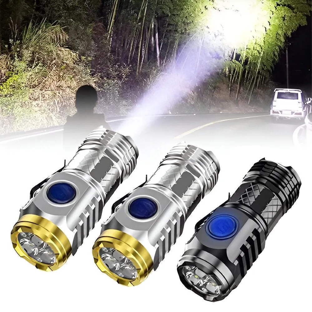 Rechargeable LED Flashlight – Compact, Durable, and Waterproof