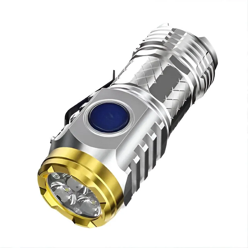 Rechargeable LED Flashlight – Compact, Durable, and Waterproof