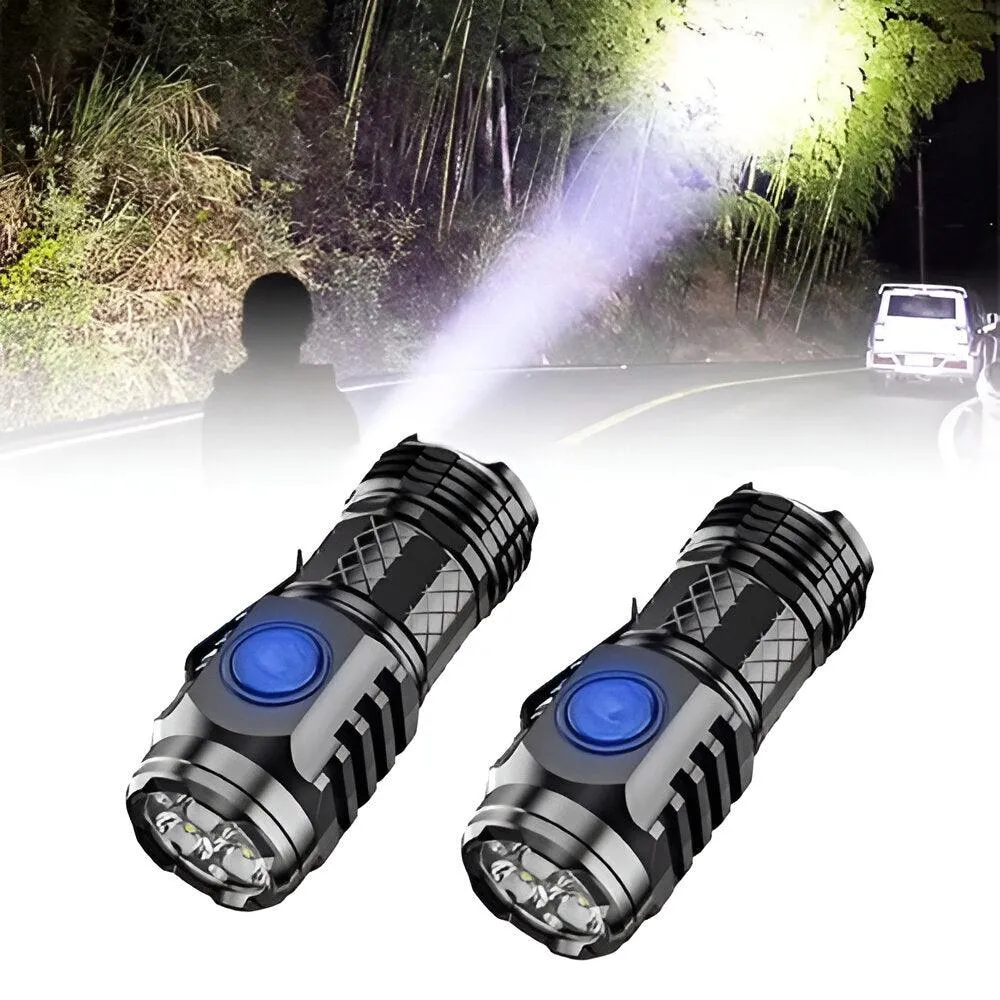 Rechargeable LED Flashlight – Compact, Durable, and Waterproof