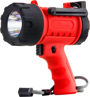 Rechargeable Spotlight Flashlights Super Bright 2000 Lumen Spot Light with 4 Modes Long Lasting Flashlight Searchlight and Flood Camping Flashlight
