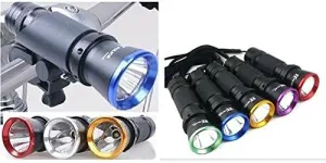 Rhegeneshop 3W Cycling Ride Bike Bicycle Flashlight Front Head Light Torch   Mount Holder