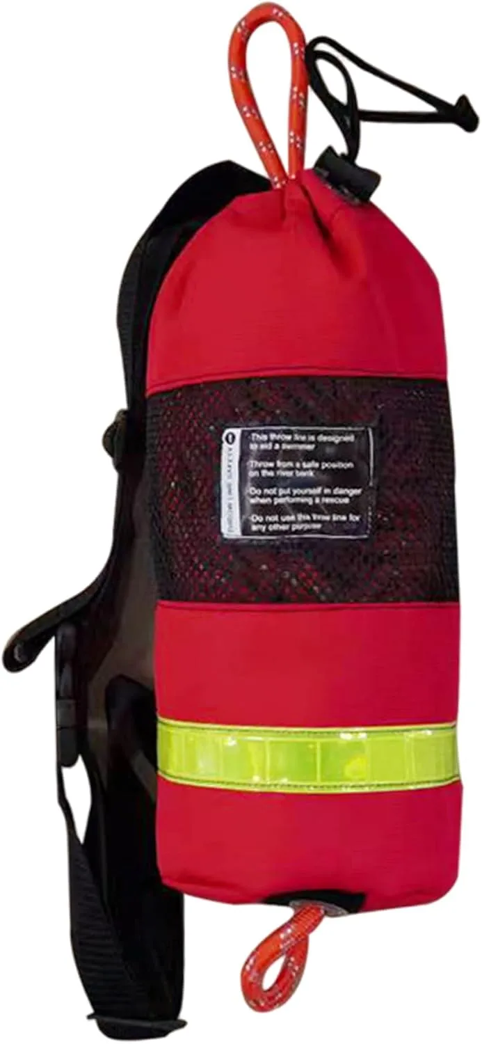 Rope Bag, Portable High Visibility Water Rescue Throw Bag with Rope Floating Pouch for Outdoor Swimming, Kayaking, Rafting, Yachting