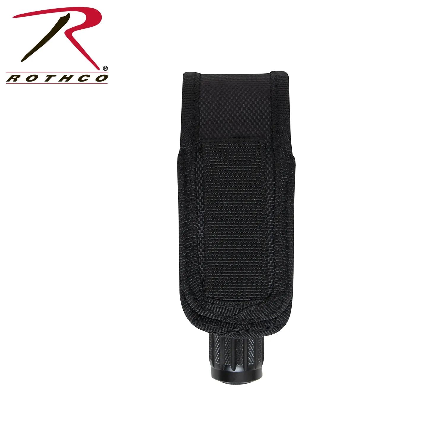 Rothco Enhanced Universal Flashlight Holder - Black