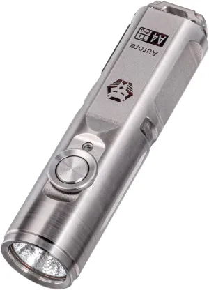RovyVon A4 Pro Titanium Keychain Flashlight, 650 Lumens USB C Rechargeable Premium EDC Keyring Flashlight for Everyday Carry, Hiking, Dog Walking, Outdoor