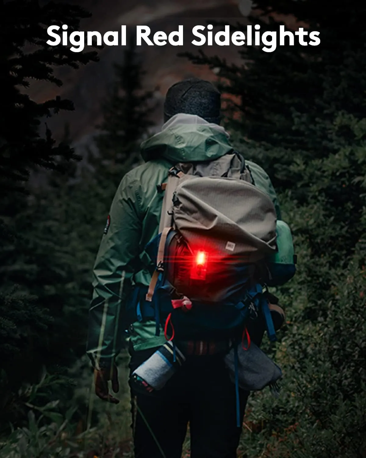 RovyVon Angel Eyes E5 700 Lumens USB-C Rechargeable Keychain Flashlight, AAA Battery Compatible EDC Flashlight, with Warm White Reading Light and Red Signal Light, IP66 Waterproof