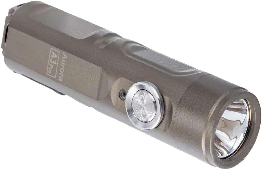 RovyVon Aurora A3 Pro (G4) 650 Lumens EDC USB C Rechargeable Keychain Flashlight | High Performance Scratch Resistant Keyring LED Flashlight, Lightweight and Durable for Everday Carry