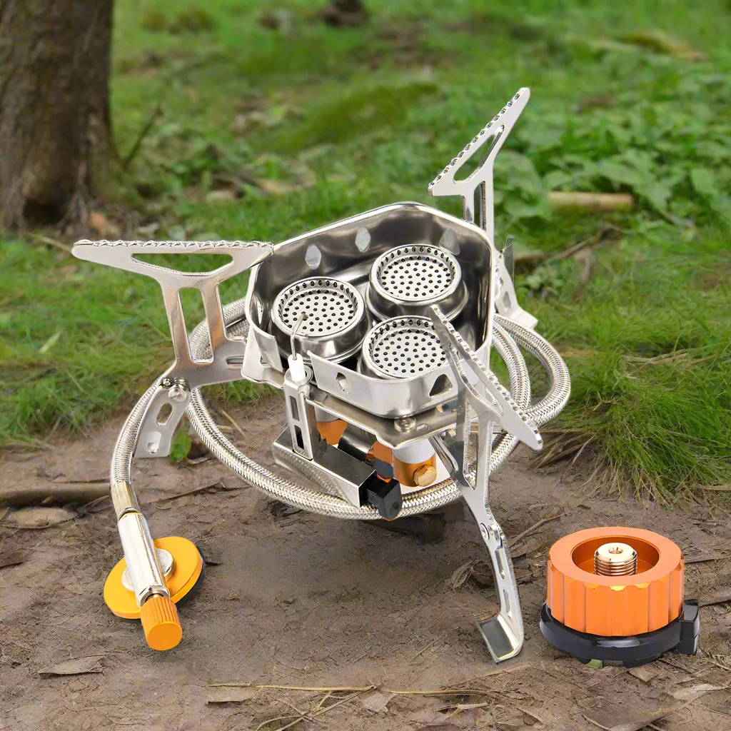 Royaleva Camping Gas Stove - High-Power Portable Outdoor Cooking Equipment