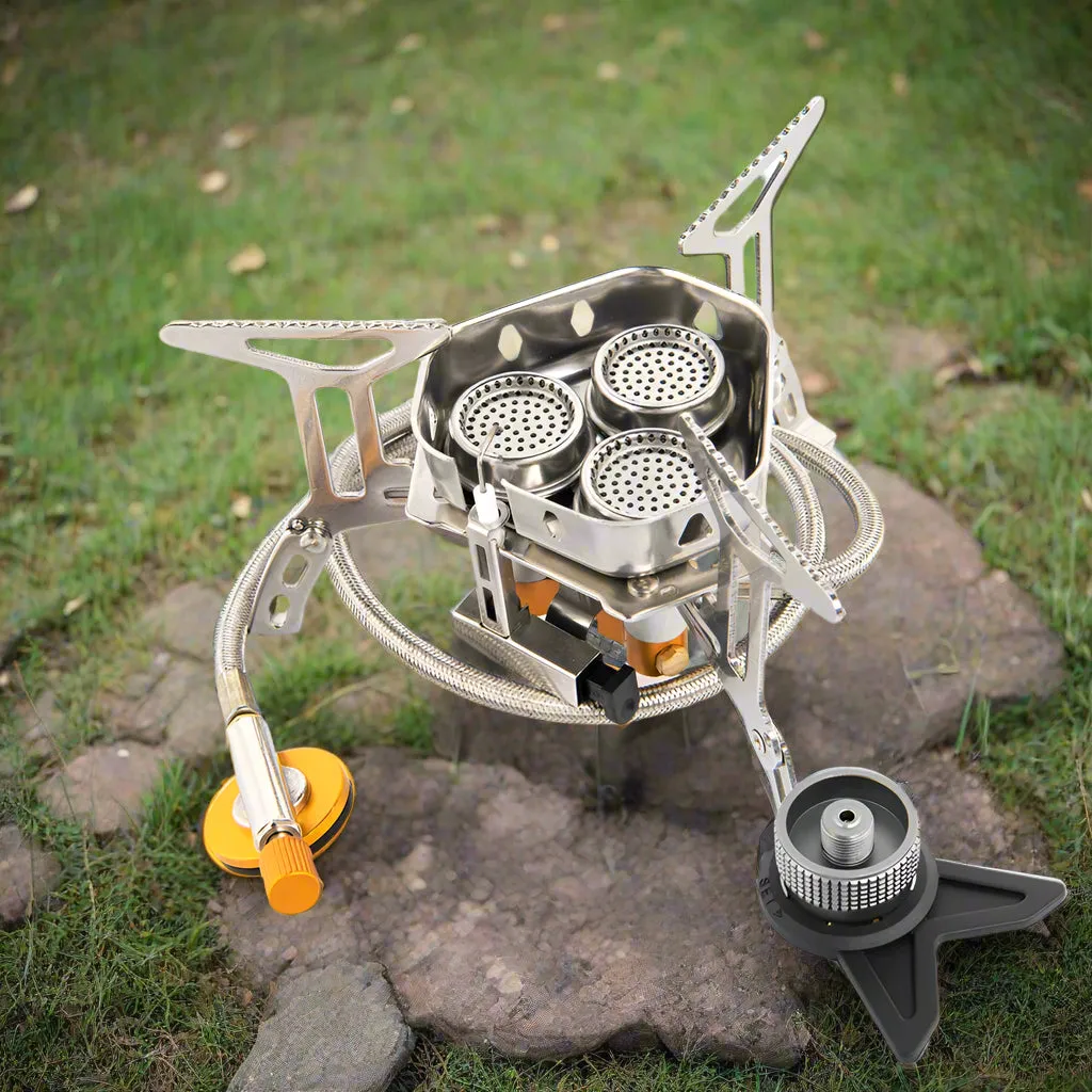 Royaleva Camping Gas Stove - High-Power Portable Outdoor Cooking Equipment