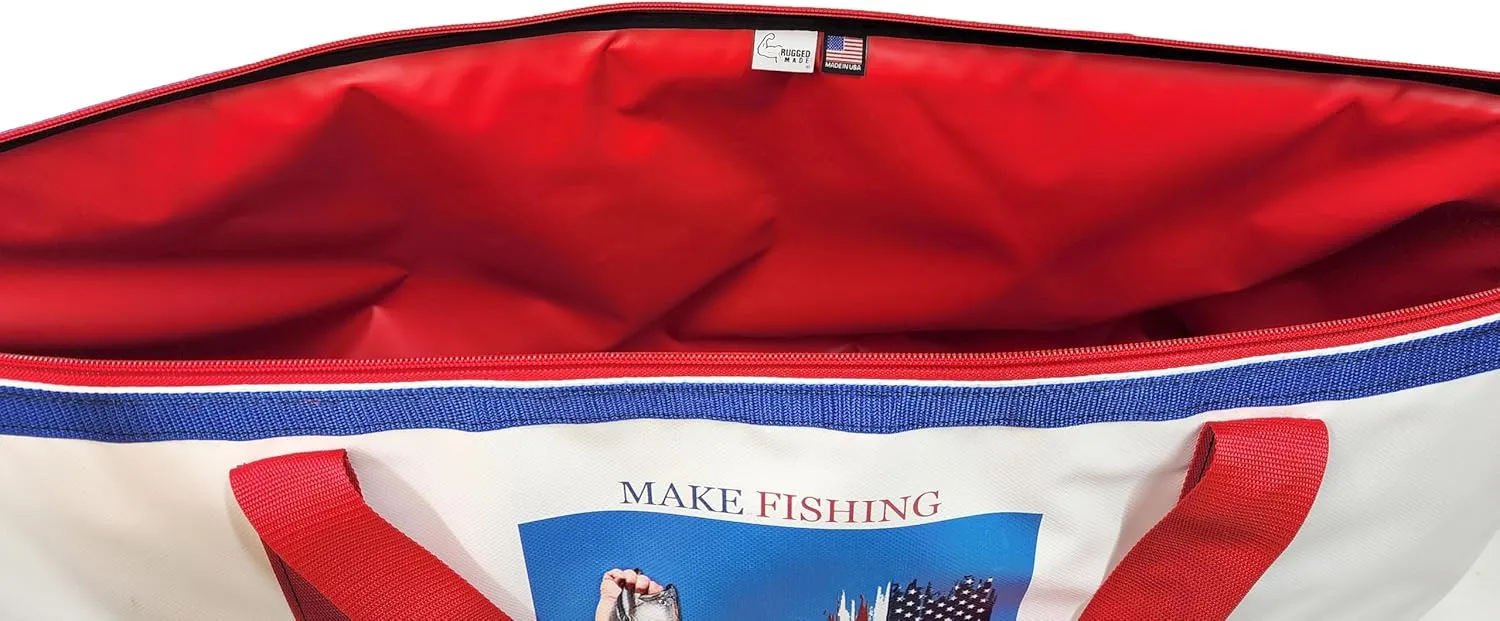 Rugged Made Insulated Fish Kill Bag (Make Fishing Great Again, Medium)