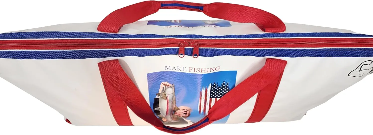 Rugged Made Insulated Fish Kill Bag (Make Fishing Great Again, Medium)