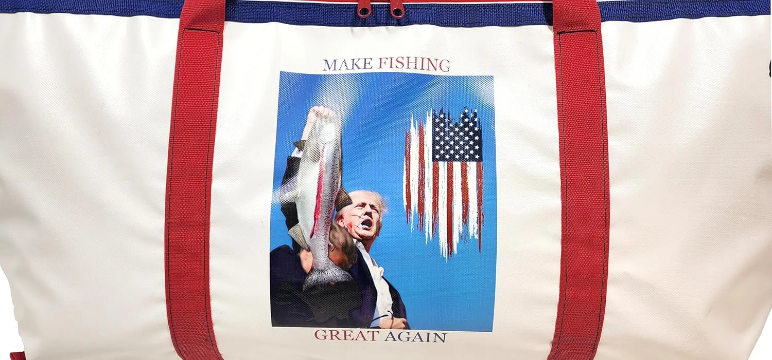 Rugged Made Insulated Fish Kill Bag (Make Fishing Great Again, Medium)
