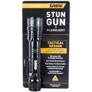 Sabre Stun Gun Flashlight 1 million volts