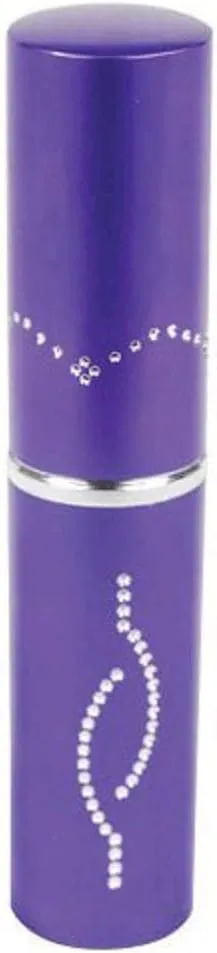 Safety Technology Lipstick 3 Million Volt Stun Gun with Flashlight - Purple