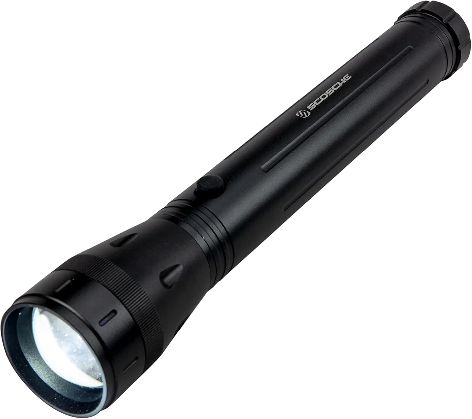 Scosche SCOLGHT3-RPSP1 ScoLight 200 Lumens 12-Inch Rugged LED Water-Resistant Flashlight with Adjustable Beam, Personal Safety Light