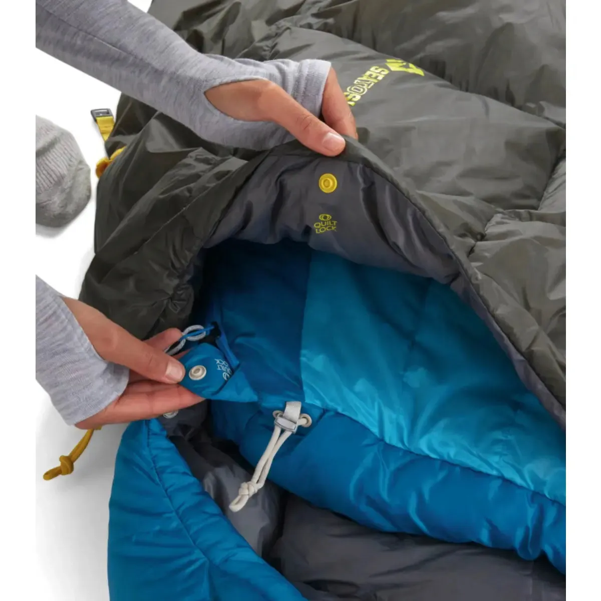 Sea to Summit Ember -1°C / 30°F Ultra Dry Down Quilt (Long) - Grey