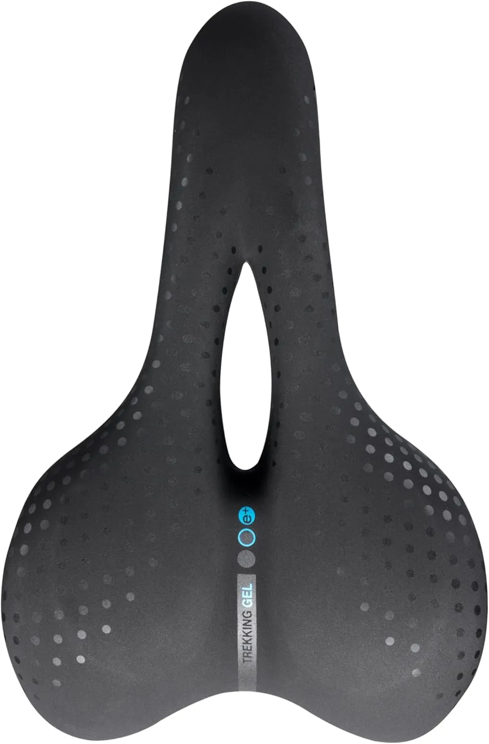 Selle San Marco Unisex – Adults BIOACTIVE Trekking Open Fit Gel Saddles, Black Suede, S