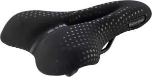 Selle San Marco Unisex – Adults BIOACTIVE Trekking Open Fit Gel Saddles, Black Suede, S