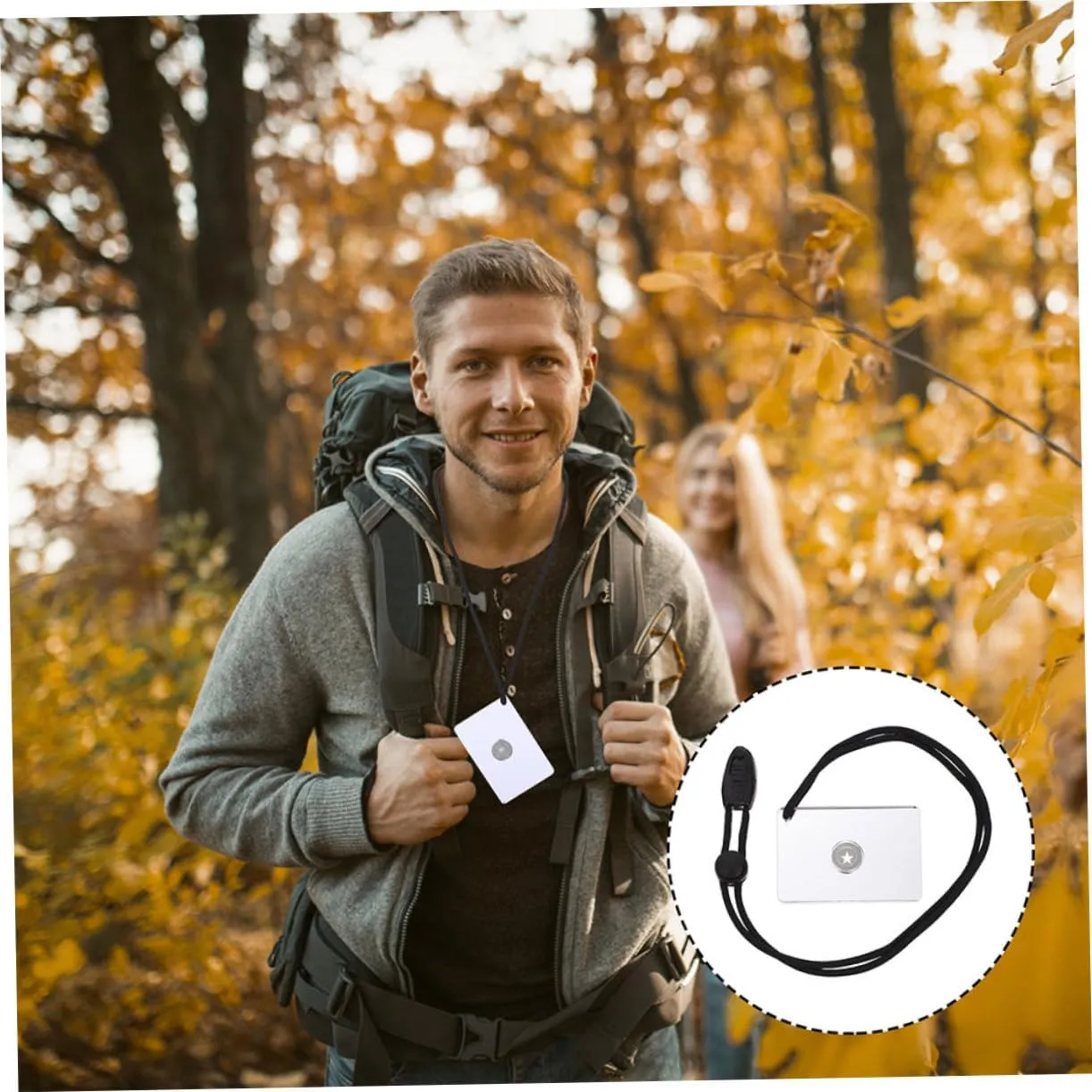 Signal Mirror Camping Tripod Camping Panel Camping Lantern Hiking Whistle Filter Camping Campsite