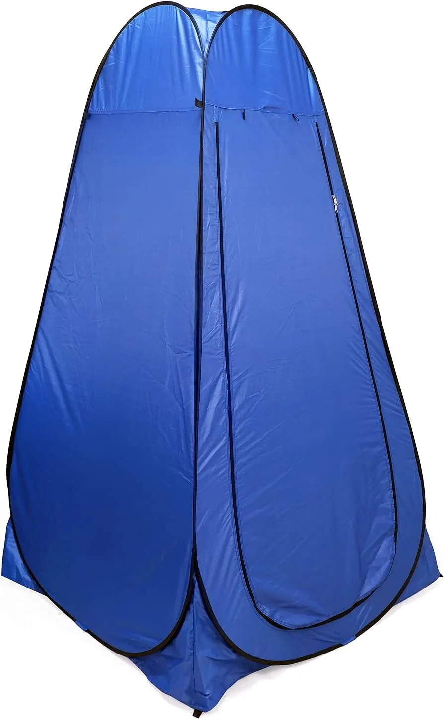 Single Person Folding Tent for Trailer Minivan Camping Vans 4X4 RV Camper Pop up Privacy Tent Portable Lightweight Shelter for Outdoor Recreation Pop up Size 45x45x76 inches