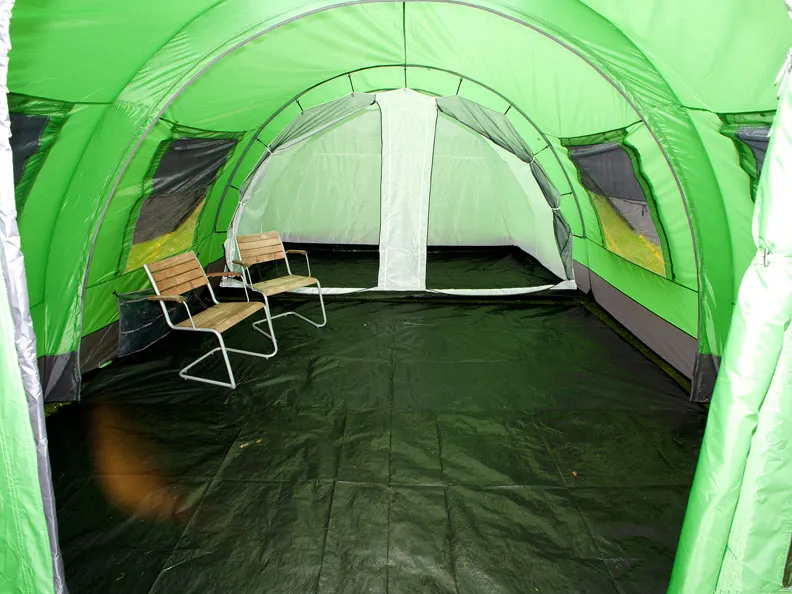 Skandika Helsinki 6 Tent Tunnel 6 Person in Grey & Orange (SKA0047)