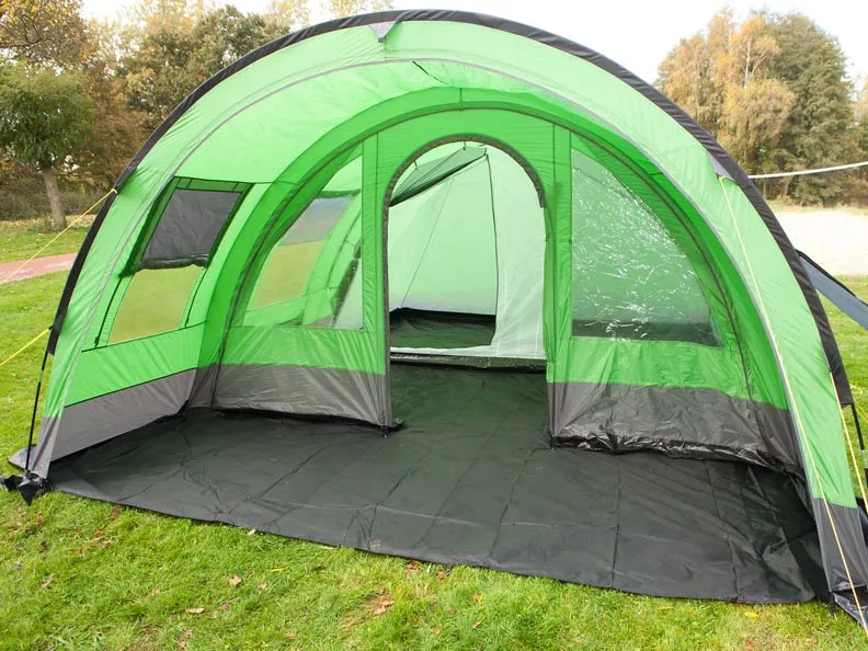 Skandika Helsinki 6 Tent Tunnel 6 Person in Grey & Orange (SKA0047)