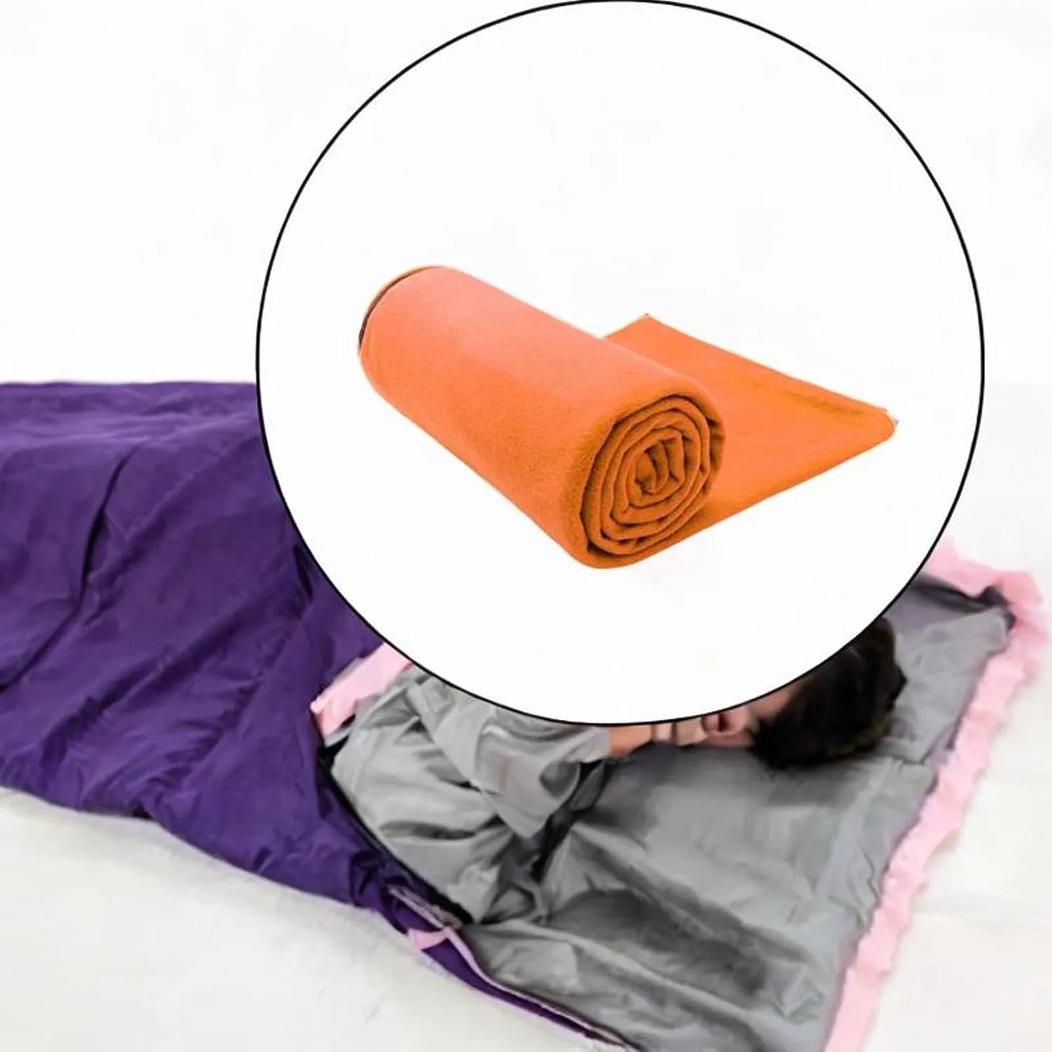 Sleeping Bag Liner Accessories Cushion Portable Warm Hotel Fishing Camping Sheets Camping Blanket for