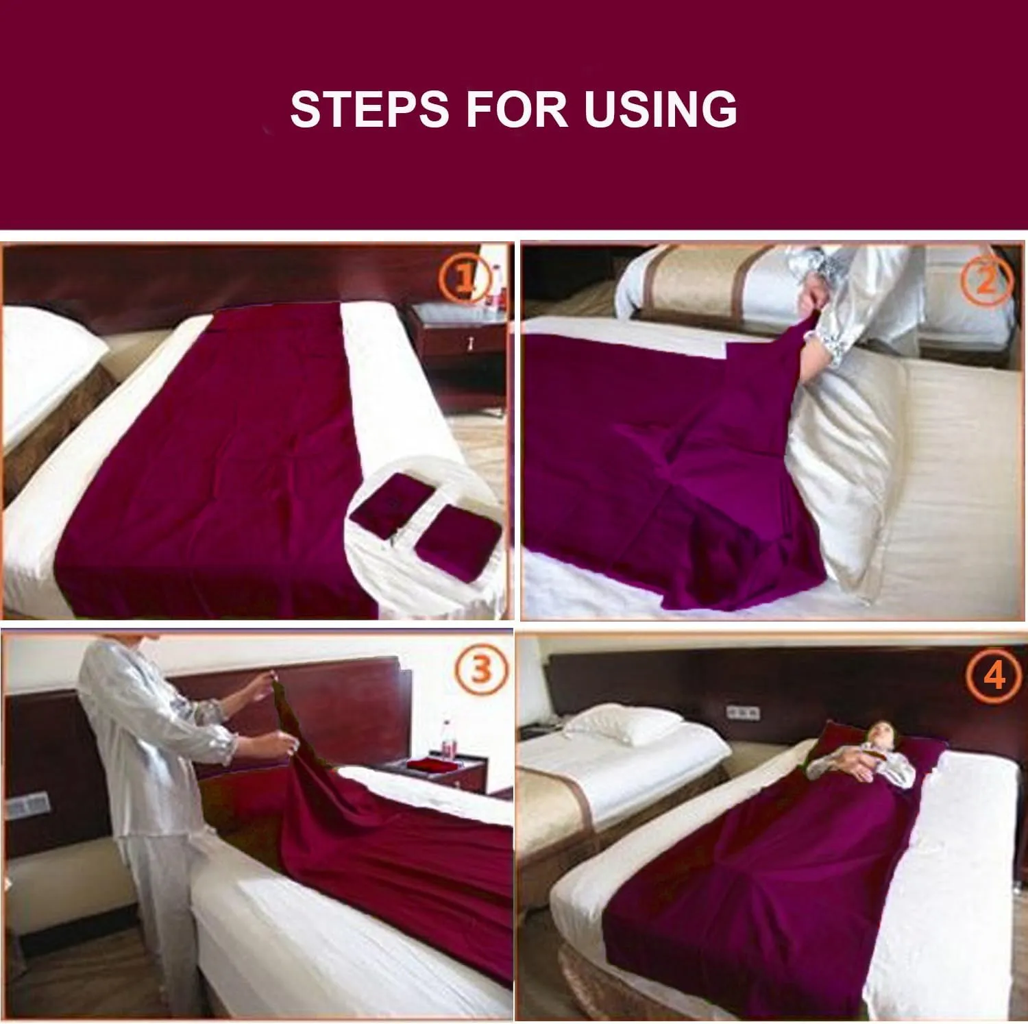 Sleeping Bag Liner Portable Travel Sleeping Sack Sheets Lightweight and Compact Camping Sheets for Adults Comfortable Liners for Traveling Hotel Camping Picnic Hostels Backpacking
