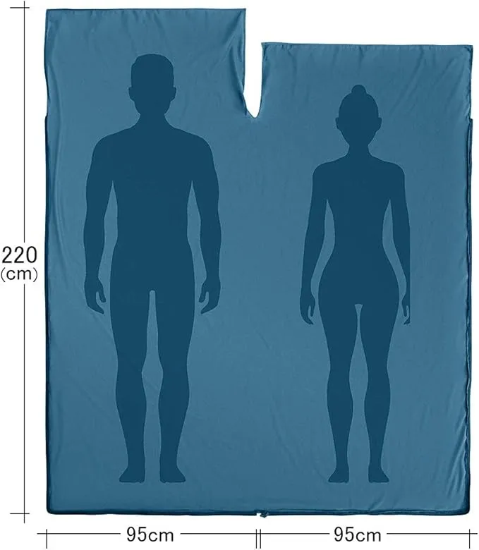 Sleeping Bag Liner,Travel Sheets & Adult Sleep Sack for Backpacking,Hotels & Hostels,Lightweight Single Camping Sleeping Bag Liners for Travel