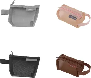 Small Cosmetic Bag for Women 4 Pieces Makeup Bag for Purse Travel Makeup Organizer Bag Waterproof Makeup Pouch (Meat Powder Khaki Color)