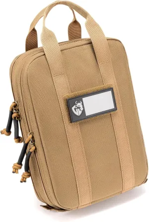 Small Soft Pistol Case Compact Tactical Modular Handgun Pack for Firearm Gun Shooting Hunting w/Holster and Mag Holder
