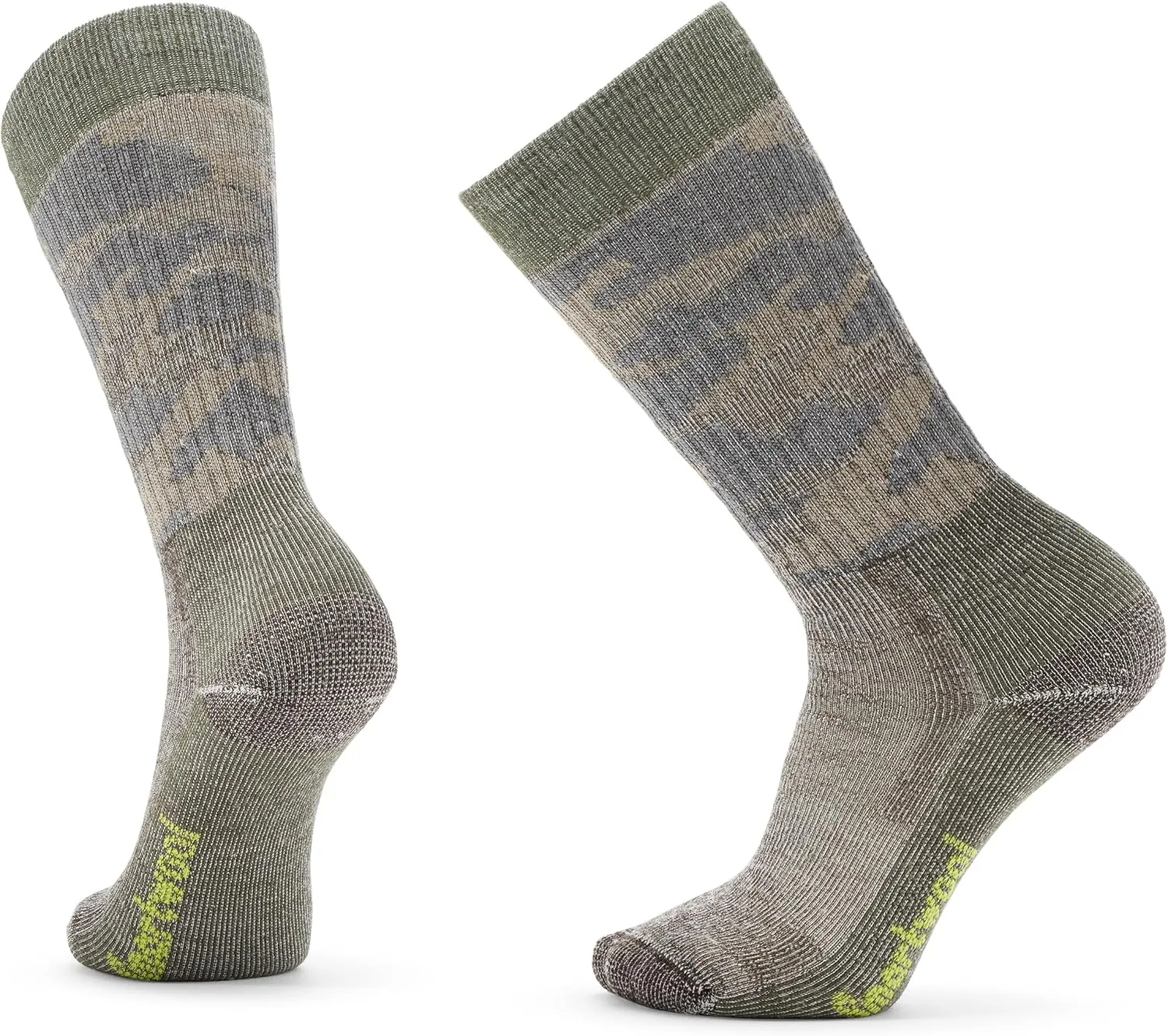Smartwool Hunt Full Cushion Camo Merino Wool Tall Crew Socks for Men and Women (Classic Edition)