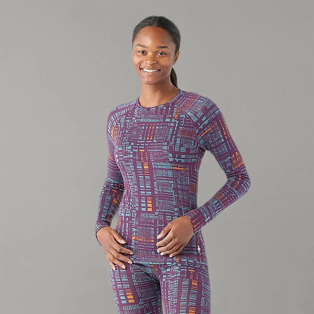 Smartwool Women's Classic Thermal Merino Base Layer Crew, Breathable Merino Wool Long Sleeve Thermal Shirt