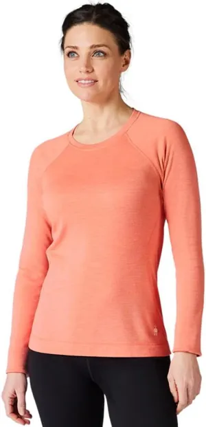 Smartwool Women's Classic Thermal Merino Base Layer Crew, Breathable Merino Wool Long Sleeve Thermal Shirt