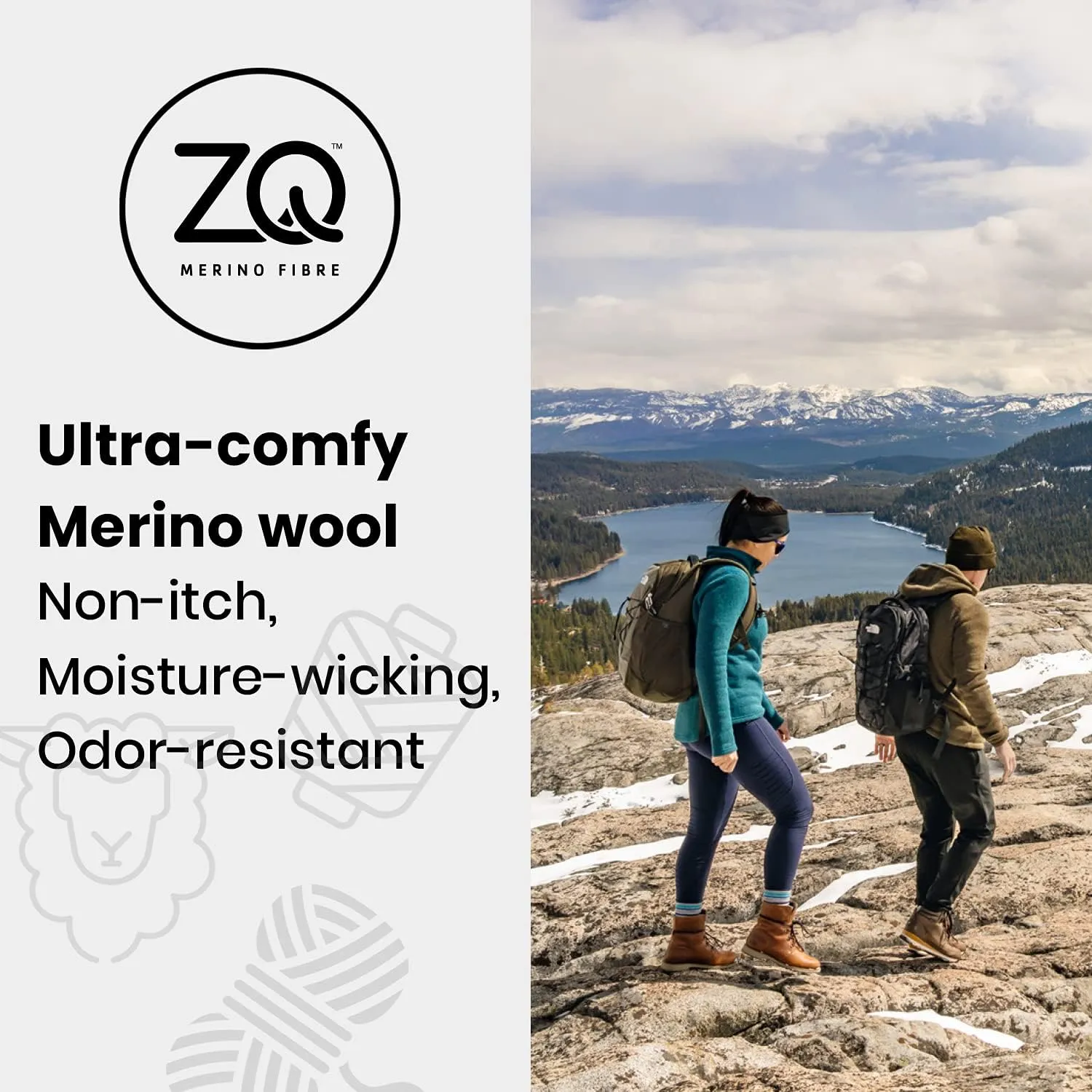 Smartwool Women's Hike Light Cushion Merino Wool Mid Crew Socks
