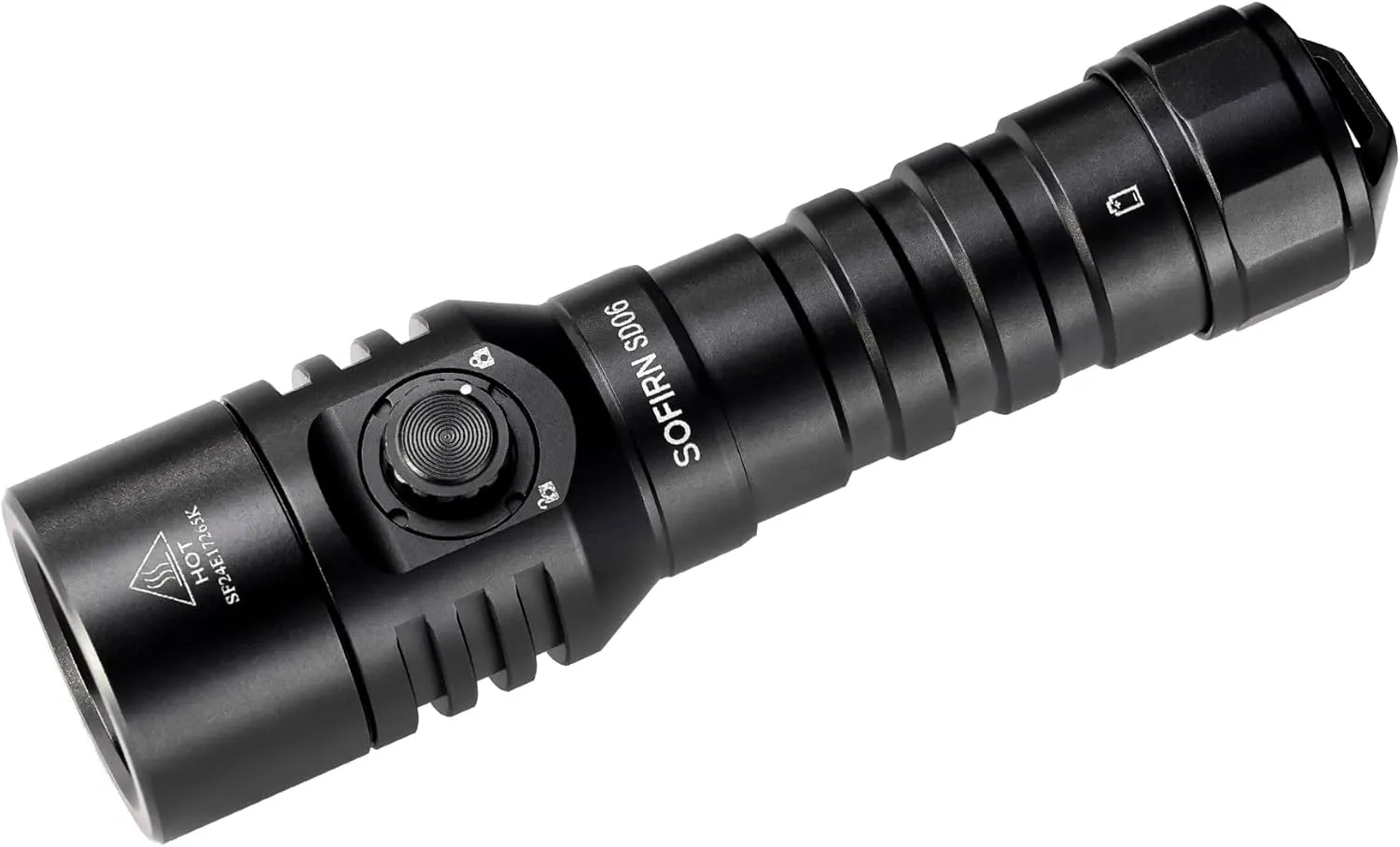 sofirn SD06 Scuba Diving Flashlight, 3200 High Lumens 472 Meters Long Throw Bright Underwater Light, Waterpoof Flashlight for Underwater 100 Meters with Charger(6500k)