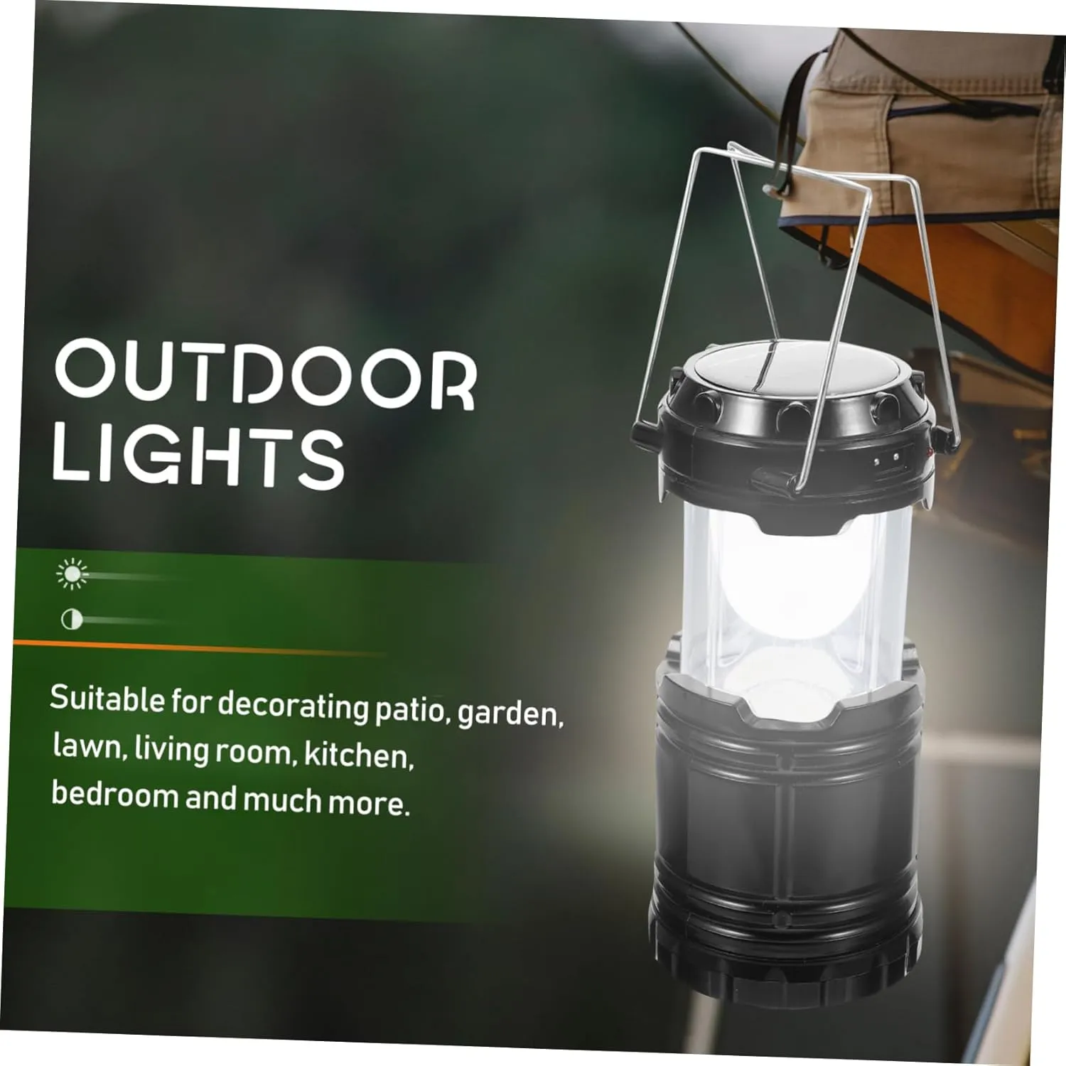 Solar Lanterns for Outside Camping Lights for Tent Solar Camping Light Tent Lamp Random Color