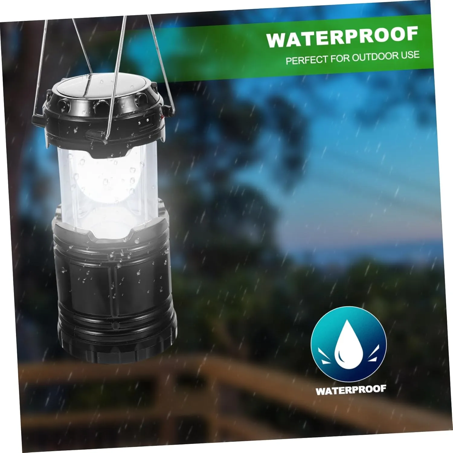 Solar Lanterns for Outside Camping Lights for Tent Solar Camping Light Tent Lamp Random Color