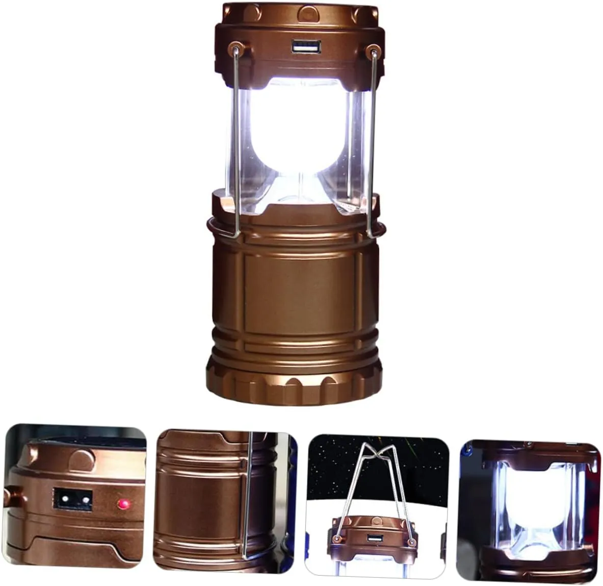 Solar Lanterns for Outside Camping Lights for Tent Solar Camping Light Tent Lamp Random Color