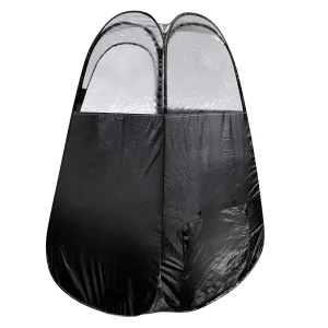 Spray Tan Tent (Black) The Best, Bigger Than Others, Folds Easily in 30 Seconds and Has NO Logo On Tent Itself!