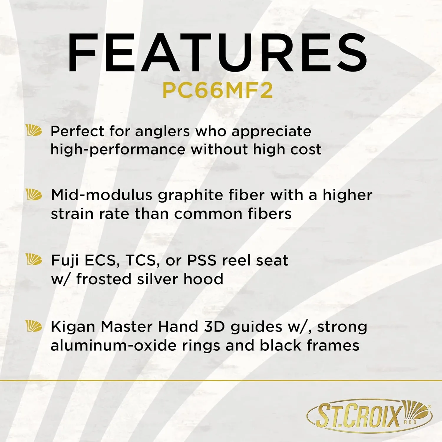 St. Croix Rods Premier Casting Rod, PC, Premium Quality, Durable, High Performing Casting Rod
