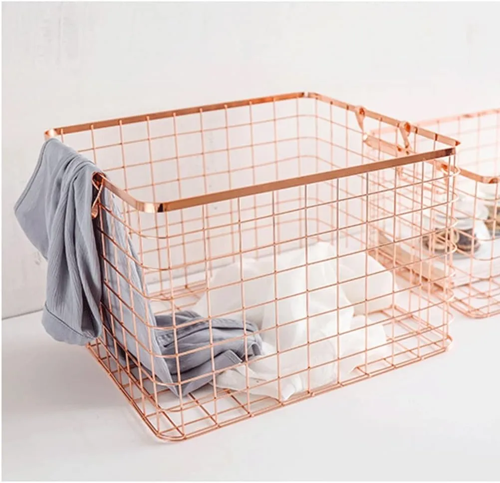 Storage Basket Metal Magazine Newspapers Bottle Holder Bathroom Organizer Tools Home(Black-JoJo's Bizarre Adventure1)