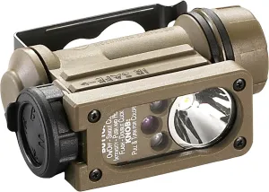 Streamlight 14532 Sidewinder 47-Lumens Compact II Aviation Flashlight with Rail Mount & Headstrap in Box, Coyote
