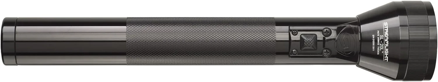 Streamlight 20700 SL-20L 450-Lumen Full Size Rechargeable LED Flashlight Without Charger, Black