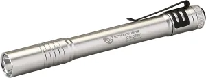 Streamlight 66121 Stylus Pro 100-Lumen Penlight with 2 AAA Alkaline Batteries, Silver
