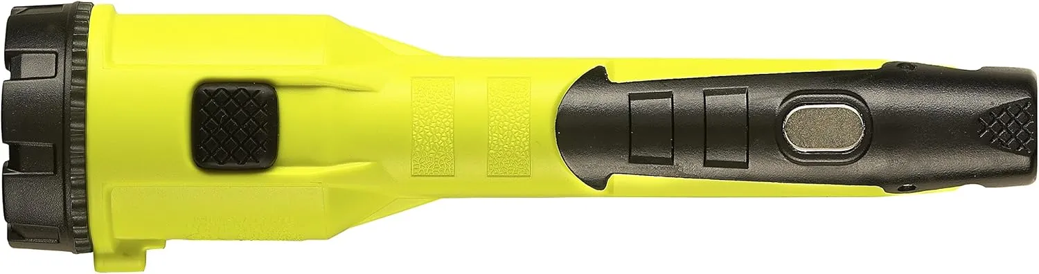 Streamlight 68782 Dualie 3AA 245-Lumen Magnetic Intrinsically Safe Industrial Flashlight with Spot/Flood and 3 "AA Alkaline Batteries, Yellow