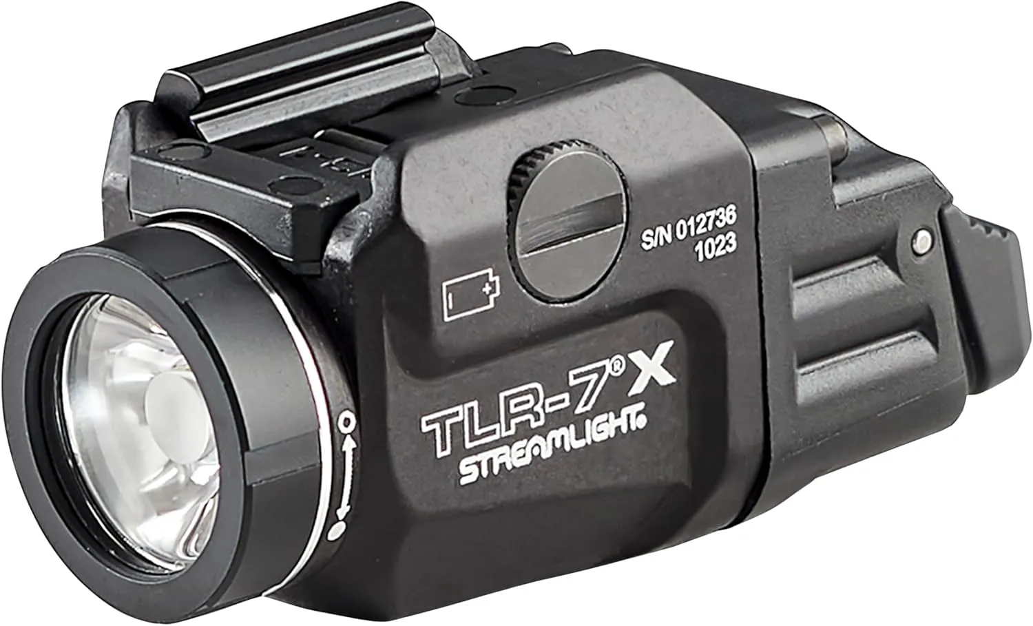 Streamlight 69455 TLR-7 X USB 500-Lumen Compact Tactical Weapon Light with High & Low Paddle Switches and Key Kit, Black